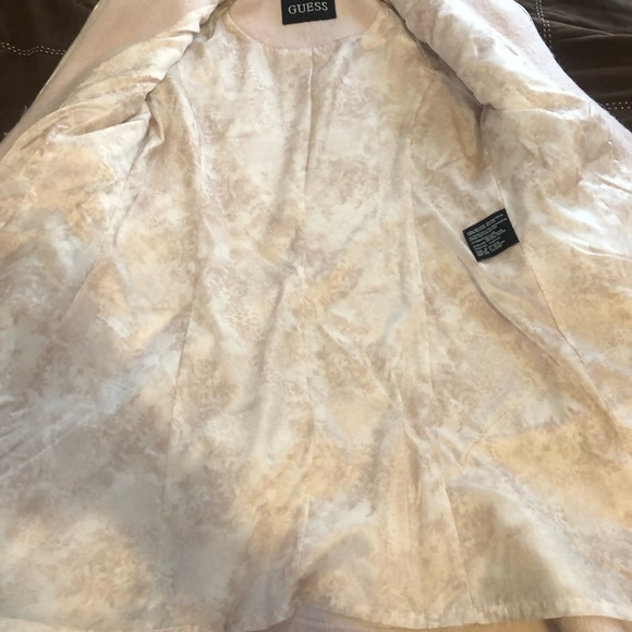 Guess pink wool overcoat - Large - Picture 5 of 6